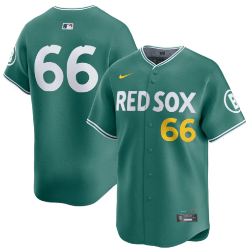 Men's Boston Red Sox Green 2025 City Connect Limited Jersey - Image 11