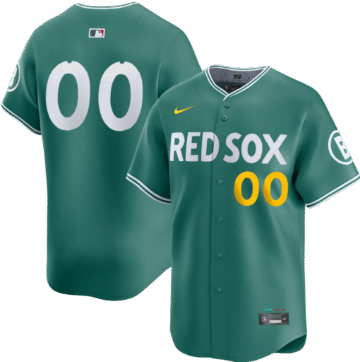 Men's Boston Red Sox Custom Green 2025 City Connect Limited Jersey