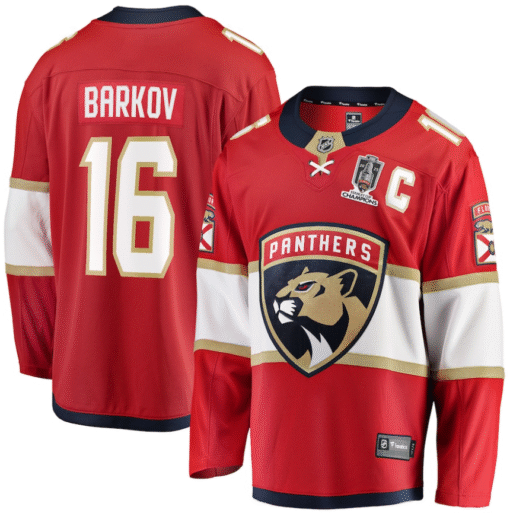 Florida Panthers Red 2025 Stanley Cup Champions Limited Jersey - Image 4