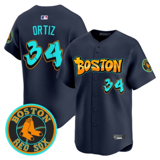 Men’s Boston Red Sox ‘Graffiti Streetstyle Edition’ Vapor Premier Limited Jersey - Image 19