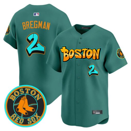 Men’s Boston Red Sox ‘Graffiti Streetstyle Edition’ Vapor Premier Limited Jersey - Image 3
