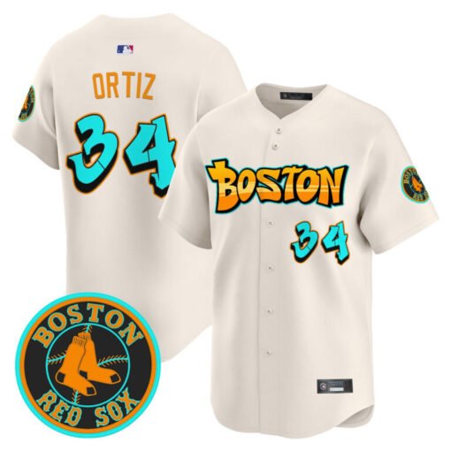 Men’s Boston Red Sox ‘Graffiti Streetstyle Edition’ Vapor Premier Limited Jersey - Image 17