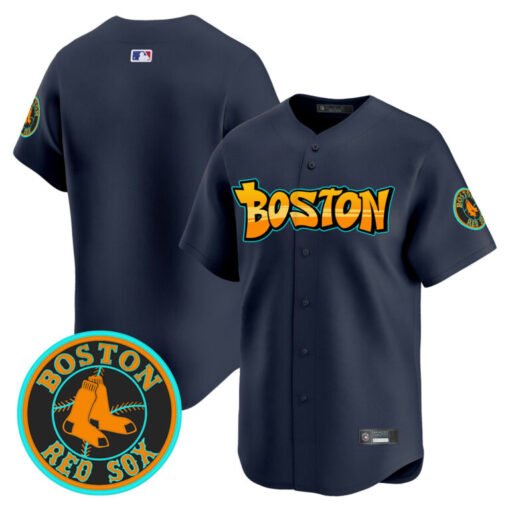 Men’s Boston Red Sox ‘Graffiti Streetstyle Edition’ Vapor Premier Limited Jersey - Image 9