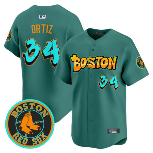 Men’s Boston Red Sox ‘Graffiti Streetstyle Edition’ Vapor Premier Limited Jersey - Image 18