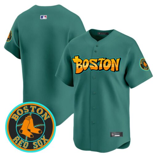 Men’s Boston Red Sox ‘Graffiti Streetstyle Edition’ Vapor Premier Limited Jersey - Image 7