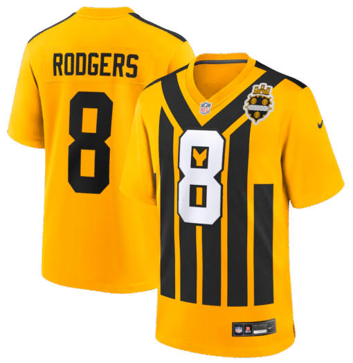 Men's Pittsburgh Steelers Gold Alternate 1933 Throwback Limited Jersey - Image 2