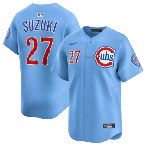 Men's Chicago Cubs Baby Blue 2nd Alternate 2025 Limited Jersey - Image 10