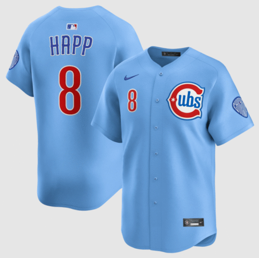 Men's Chicago Cubs Baby Blue 2nd Alternate 2025 Limited Jersey - Image 8