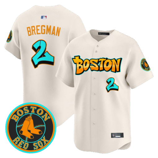 Men’s Boston Red Sox ‘Graffiti Streetstyle Edition’ Vapor Premier Limited Jersey - Image 2